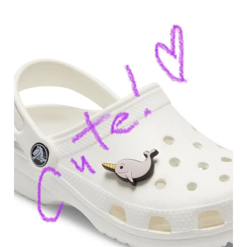 Narwhal “Unicorn of the Sea” Shoe Crocs Jibbitz Charm - New‎ with Tags